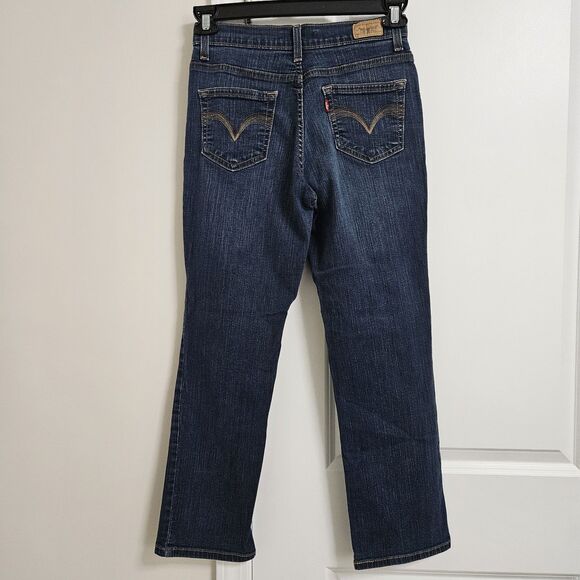 Levi's 512 Perfectly Shaping Straight Jeans Women’s 6S (26x26) Blue Mid Rise EUC - Picture 9 of 9